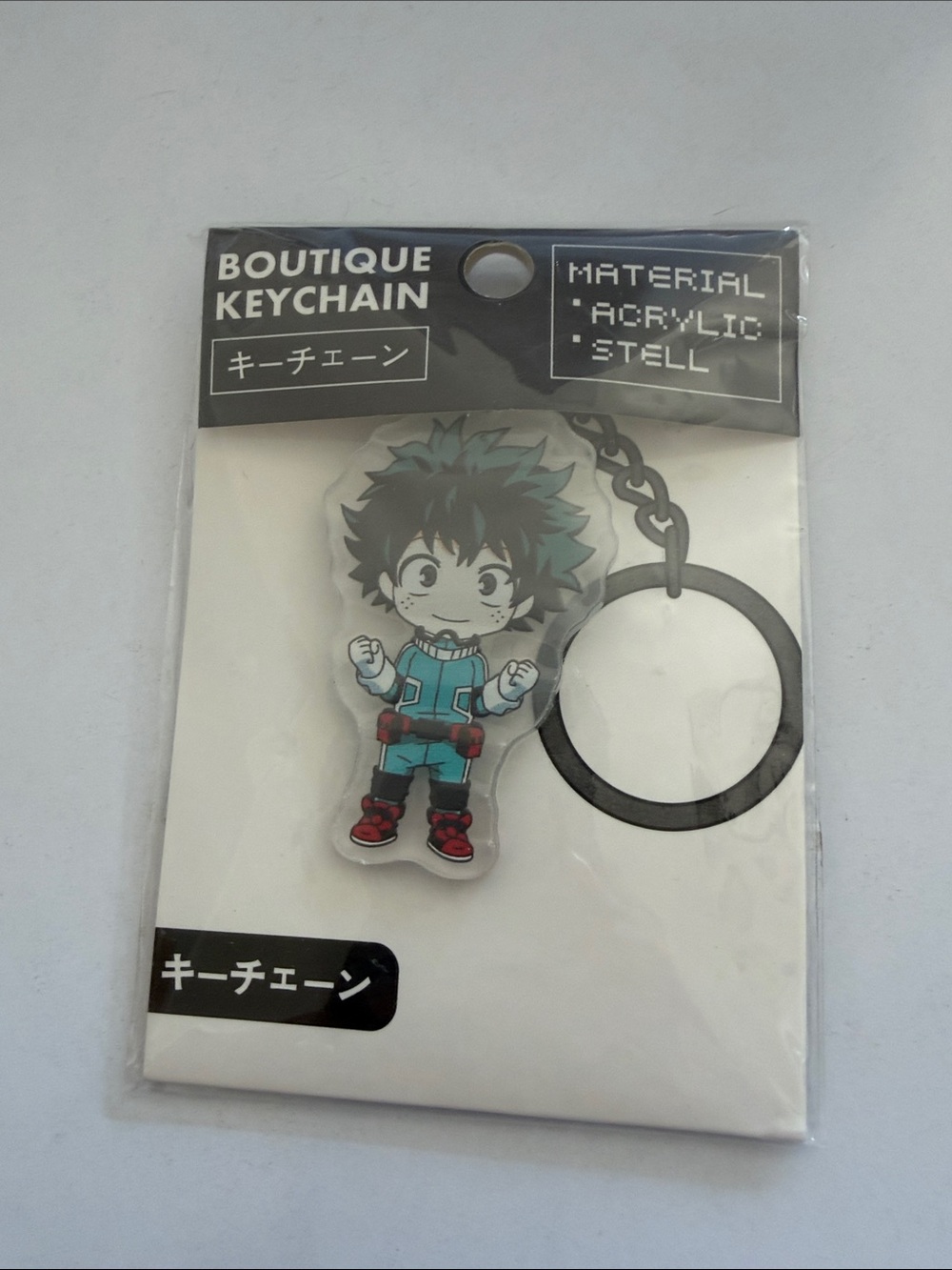 Boutique Kids Acrylic Keychain – Teal Outfit